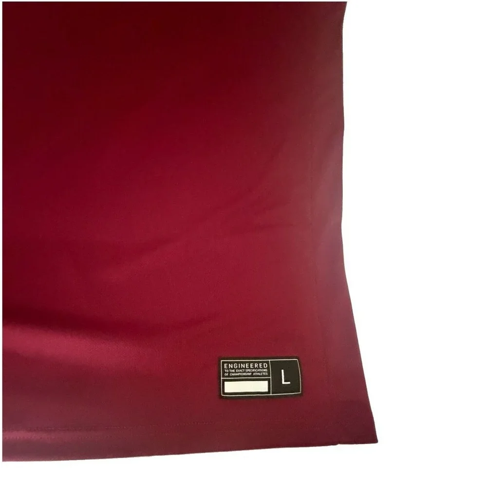 Nike Men's Basketball Burgundy Dri-Fit Stock Overtime practice Jersey Size L New